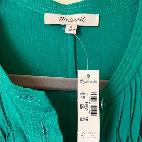 Madewell smocked dress - Picture 3 of 4